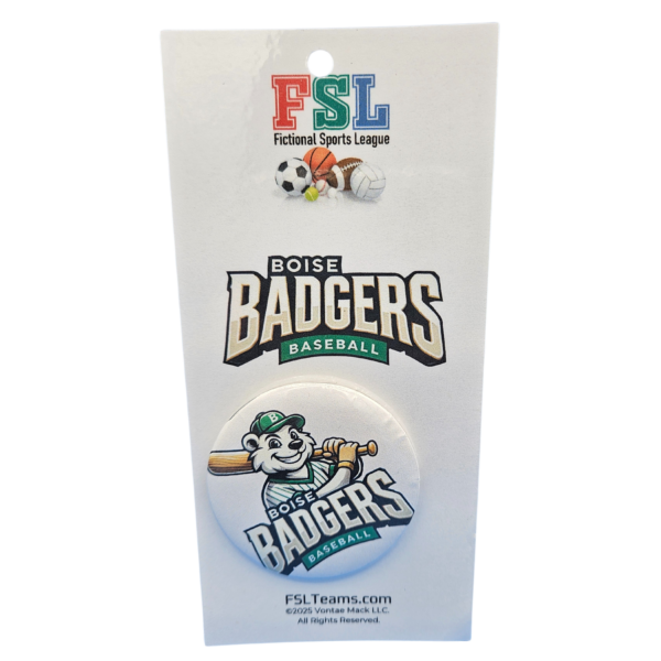 Boise Badgers Button