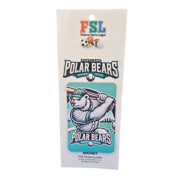 Portland Polar Bears Magnet Long