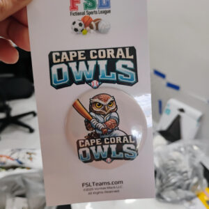 Cape Coral Owls Button