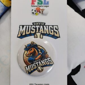 Davie Mustangs Button
